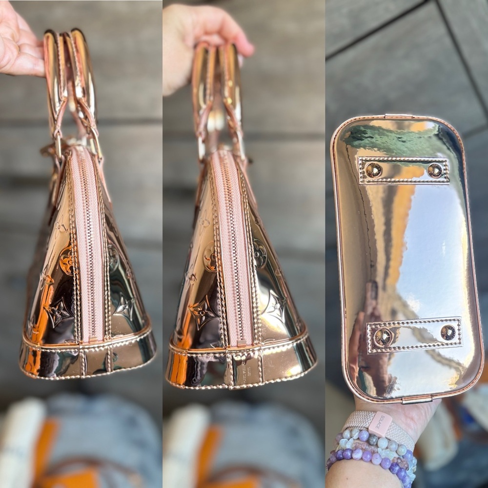🦄Limited Edition Louis Vuitton Miroir Copper Rose Gold Alma BB Crossbody🦄 - Picture 4 of 10